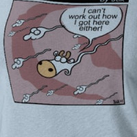 Confused sperm T-shirt