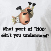 Cow tipping humor t-shirt T-shirt