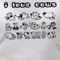 I Love Cows T-Shirt T-shirt