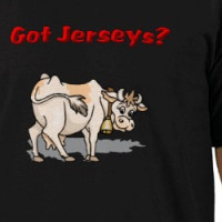 jersey cow t shirts T-shirt