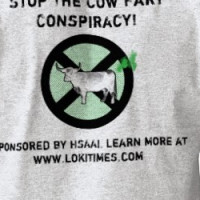 Stop The Cow Fart Conspiracy! 2 T-shirt